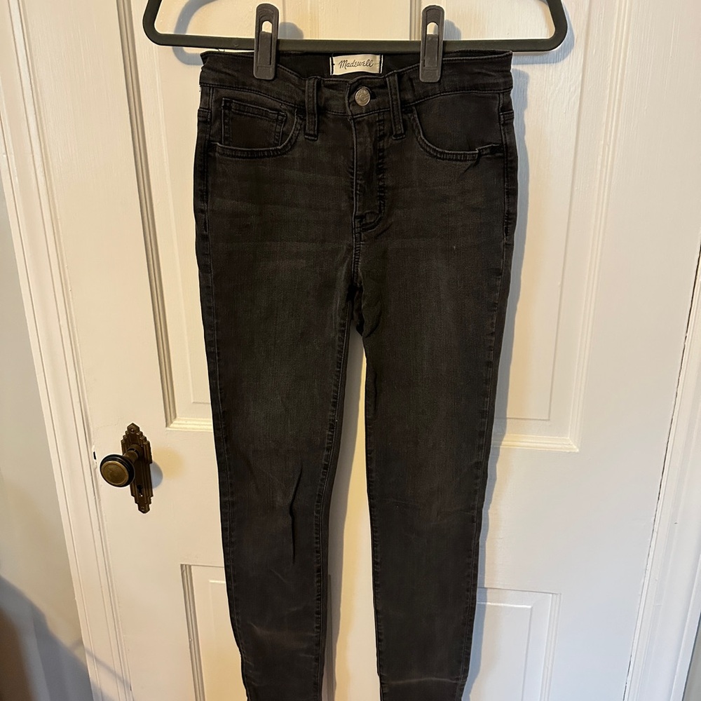 Madewell Roadtripper Black Denim Jeans Size 26